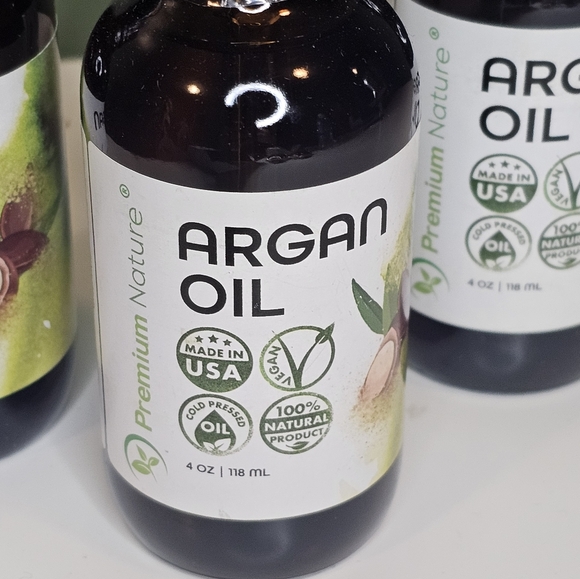 Three New Sealed Glass bottles of Argan Oil - Picture 2 of 3